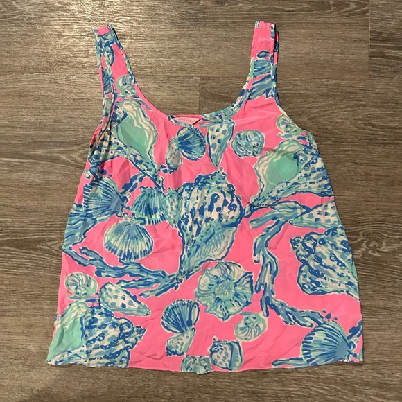 Lilly Pulitzer Tops - Lilly Pulitzer Silk Tank